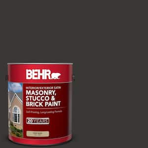 1 gal. #770F-7 Beluga Satin Interior/Exterior Masonry, Stucco and Brick Paint