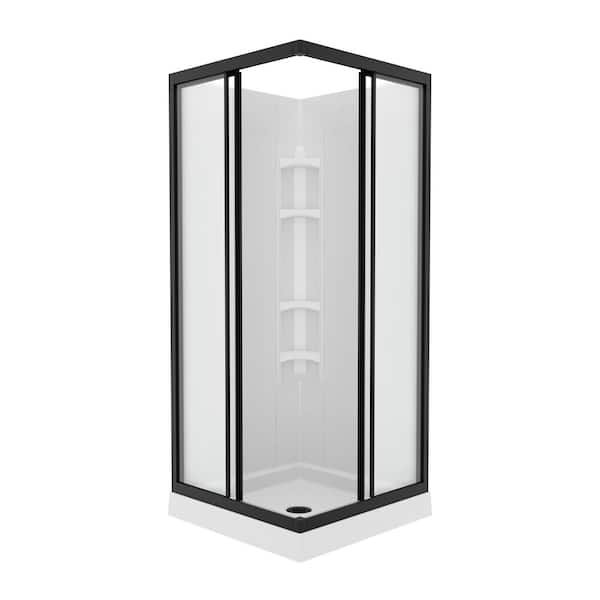 MAAX Mediterranean III 32 in. L x 32 in. W x 74 in. H Corner