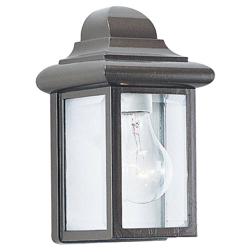 Mullberry Hill 1-Light Bronze Outdoor Wall Lantern Sconce