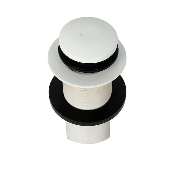 Barclay Products 2 in. Extended Push Button Tub Drain, White