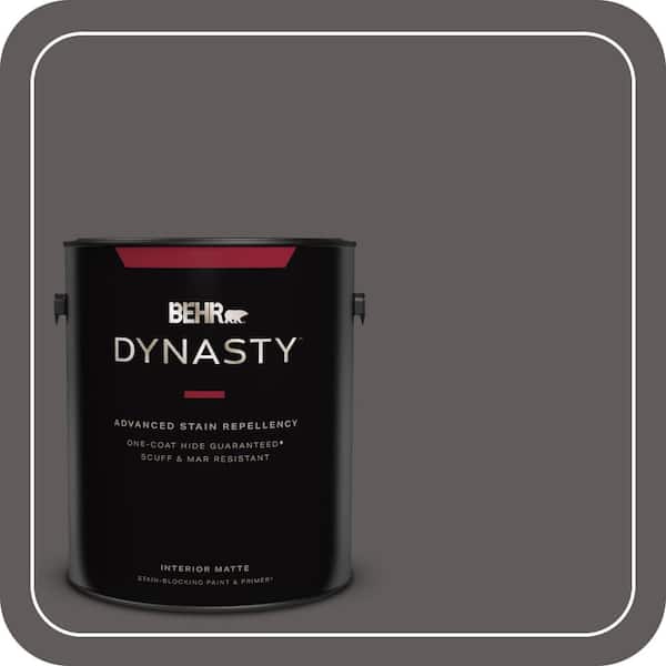 BEHR DYNASTY 1 gal. #PPU18-19 Intellectual One-Coat Hide Matte Interior Stain-Blocking Paint & Primer