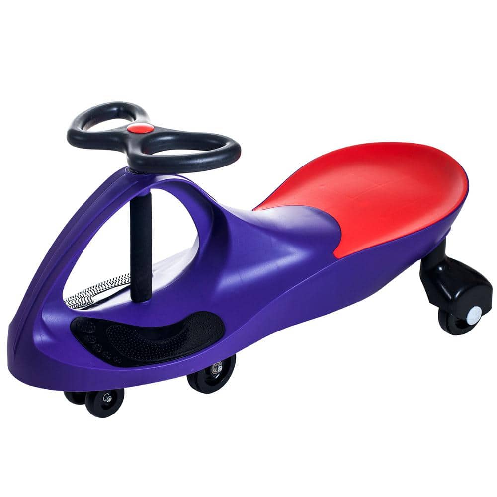 Lil Rider Purple Wiggle Car Ride On W410012 The Home Depot 3160