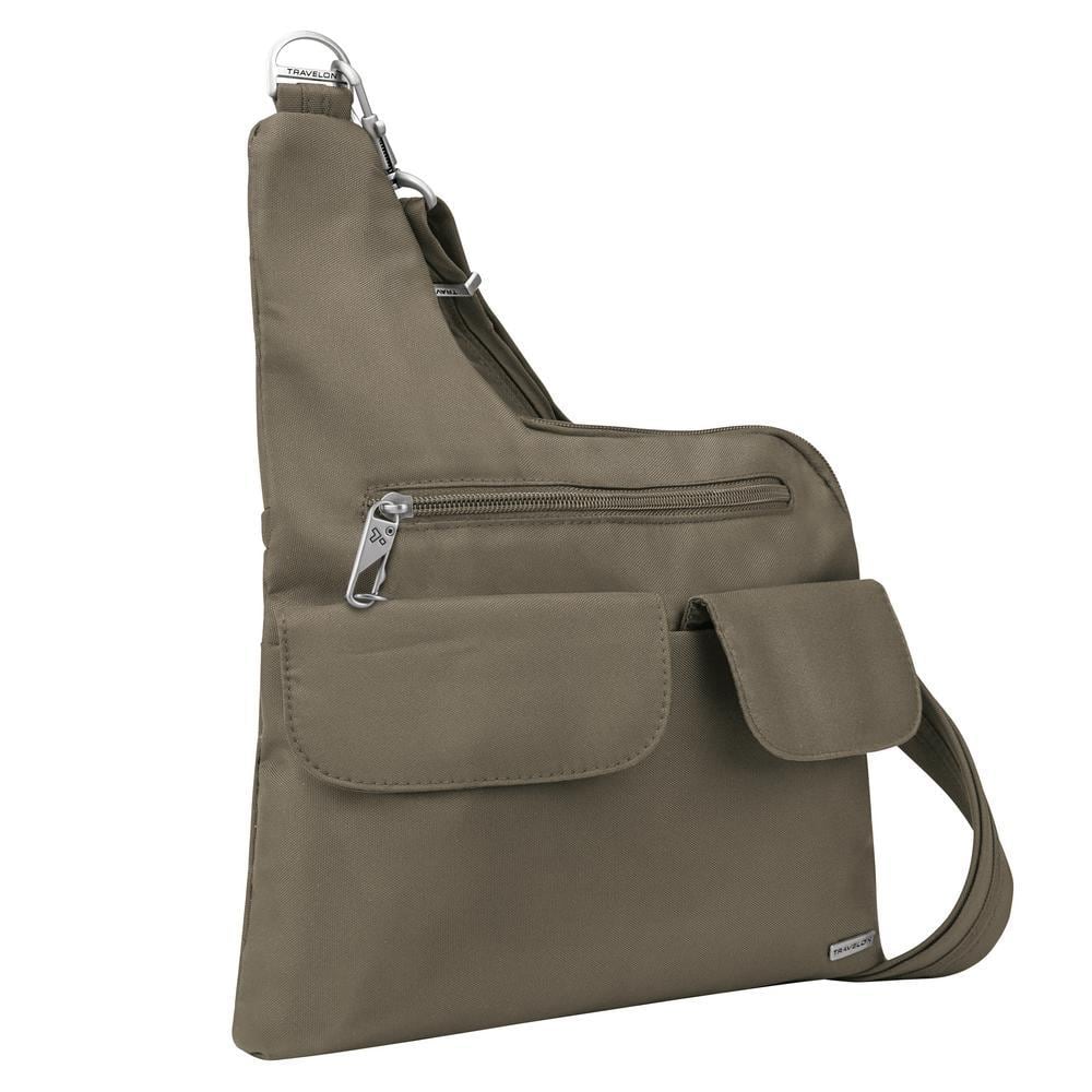 Travelon Nutmeg Anti-Theft Crossbody Bag 42373-761 - The Home Depot