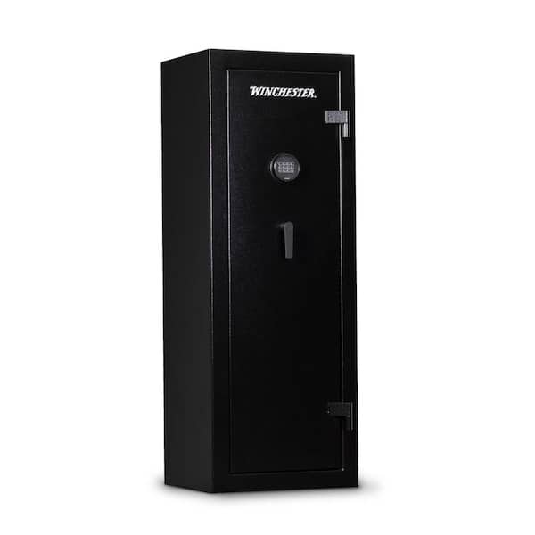 Ammo Safe 13.8 cu. ft., 45-Minute Fire Rated, Electronic Lock with Key Backup, Black