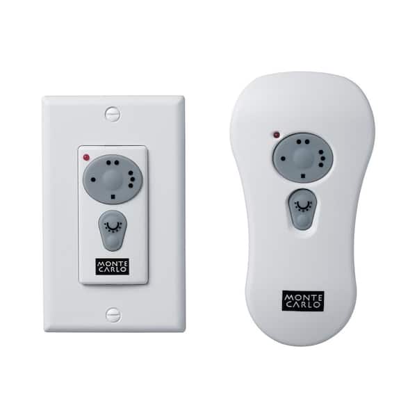Monte Carlo Fans Reversible Wall - Hand-held Remote Transmitter - Color: White - CT100