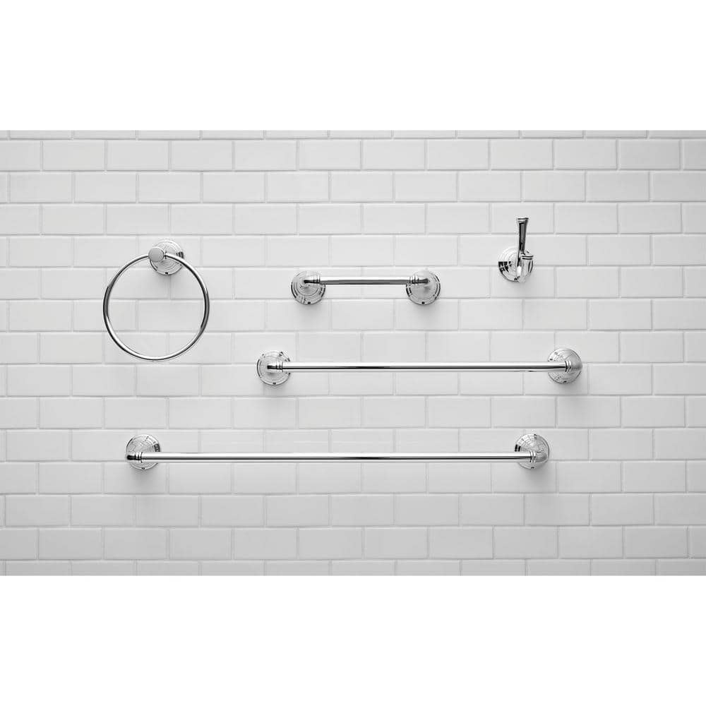 Polished Chrome Wall Mounted Toilet Paper Holder