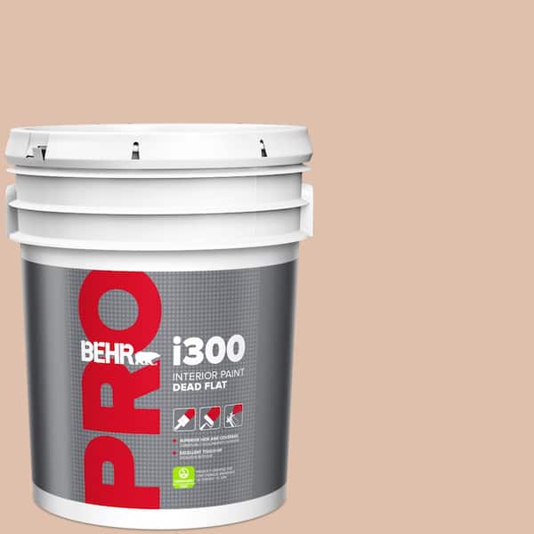 BEHR PRO 5 gal. #S200-2 Cinnamon Tea Dead Flat Interior Paint