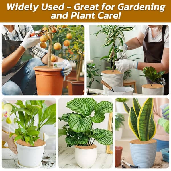 11.8 in. Brown Natural Coconut Fiber Round Plant Pot Soil Cover for Indoor  and Outdoor Planters (10-Pack) HY925-5 - The Home Depot