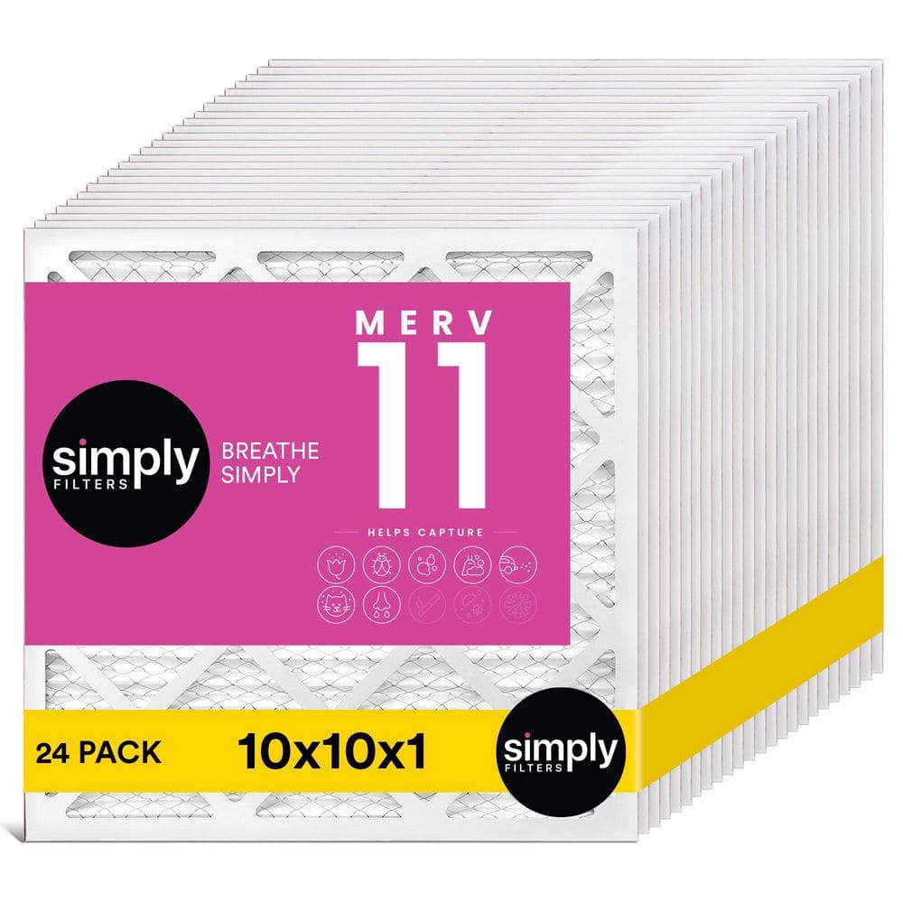 10 in. x 10 in. x 1 in. MERV 11 FPR 7 Pleated Furnace Air Filter (24-Pack) price history on PriceWatchPro