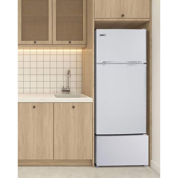 Summit Appliance 4.3 cu. ft. Top Freezer Refrigerator in White