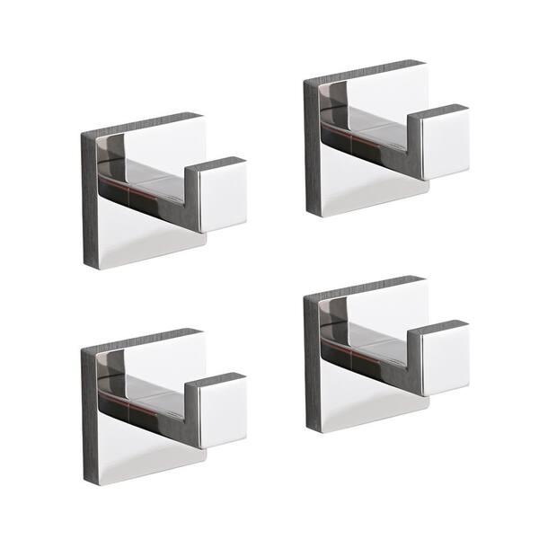 Flynama 4 -Piece Bath Hardware Set with Mounting Hardware in Chrome JY ...