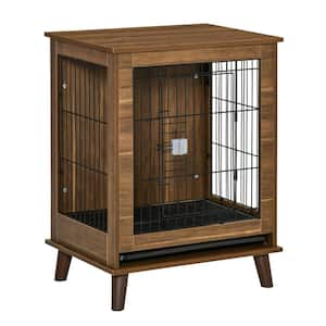 Miscool Cages for Dog Crate Furniture Dog Kennel Equipped Decorative Pet  Crate Dog House Side Tabel Small Size in Brown YCHD10DOG0688 - The Home  Depot