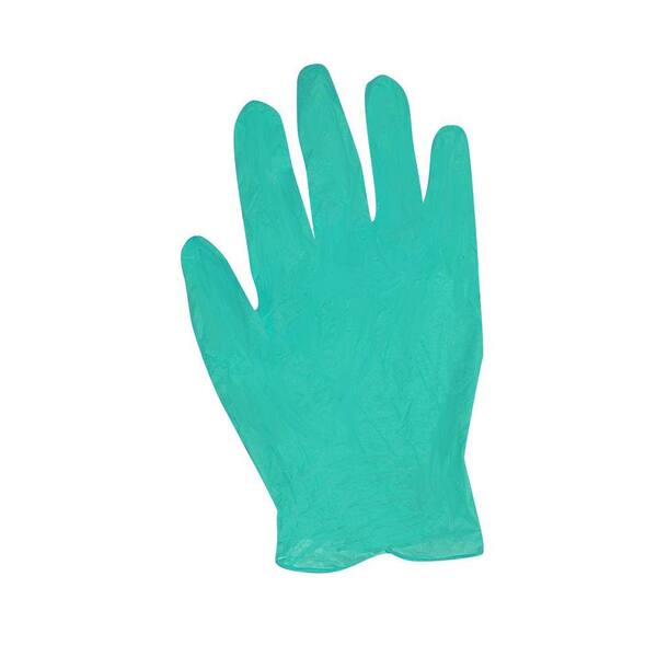 TRIMACO Disposable Green Vinyl Gloves (6-Count)