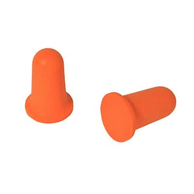 Orange Foam Disposable Earplugs (50-Pack)