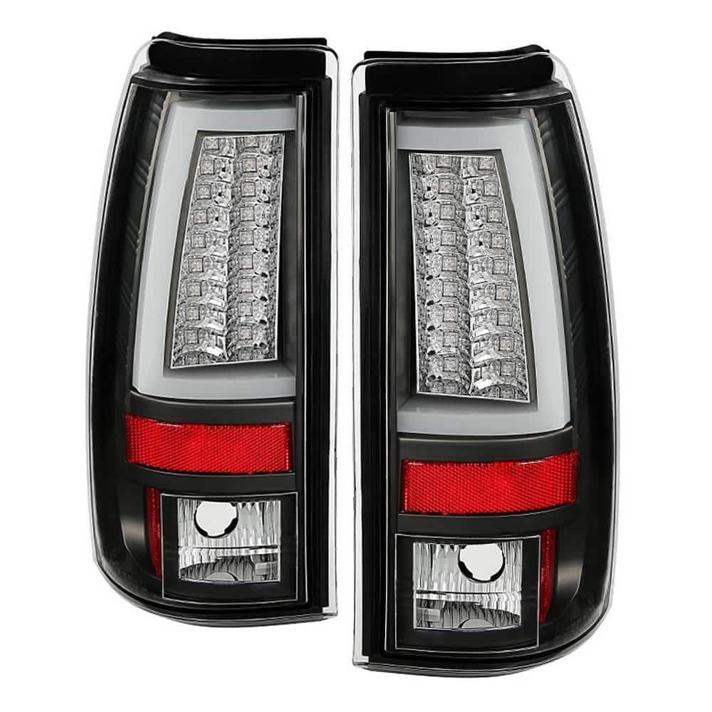 Chevy Silverado 1500/2500 03-06 and 2007 Silverado Classic ( Doesn't fit Stepside ) Version 2 LED Tail Lights - Black price history on PriceWatchPro