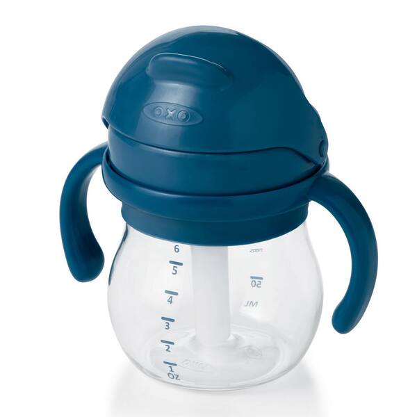 OXO Tot Transitions 9 oz. Navy Straw Cup