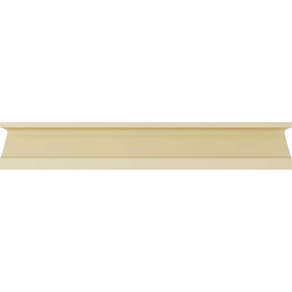 Primed Polyurethane Architectural Crown Moulding 7-ft 10-1/2-in