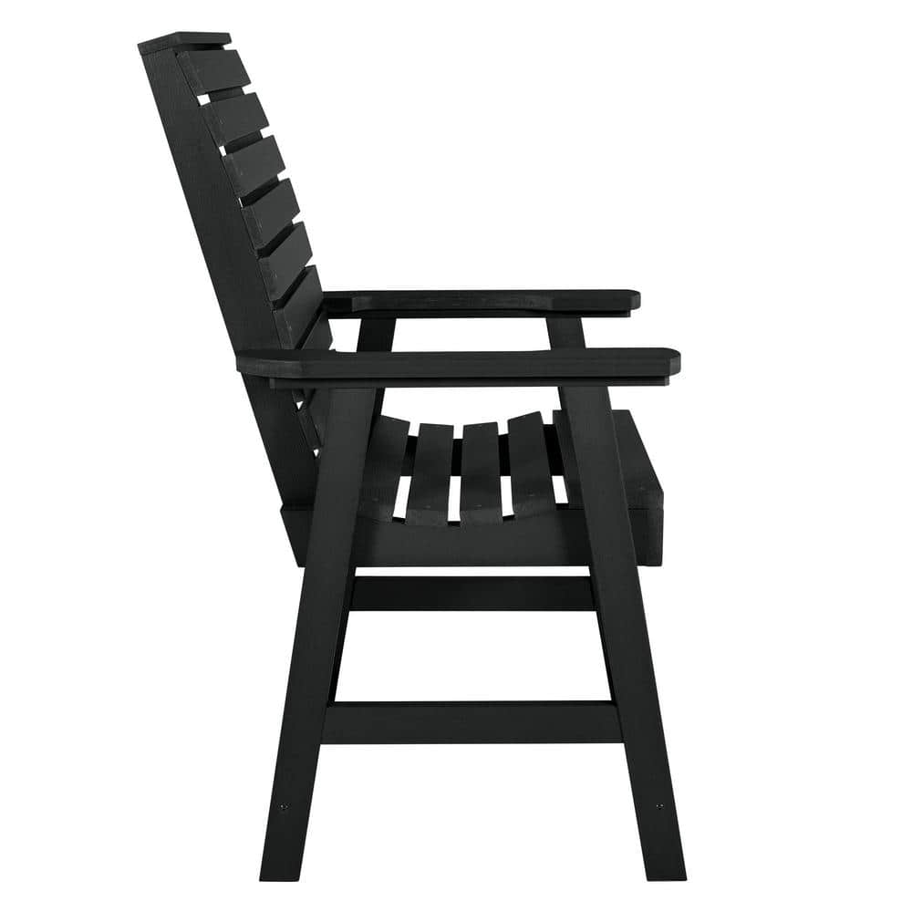 Highwood Weatherly Contemporary Black Counter-Height Dining Chair