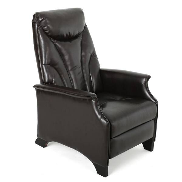 Noble House Alastair Espresso Leather Recliner