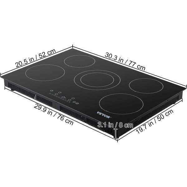 electric cooktop voltage