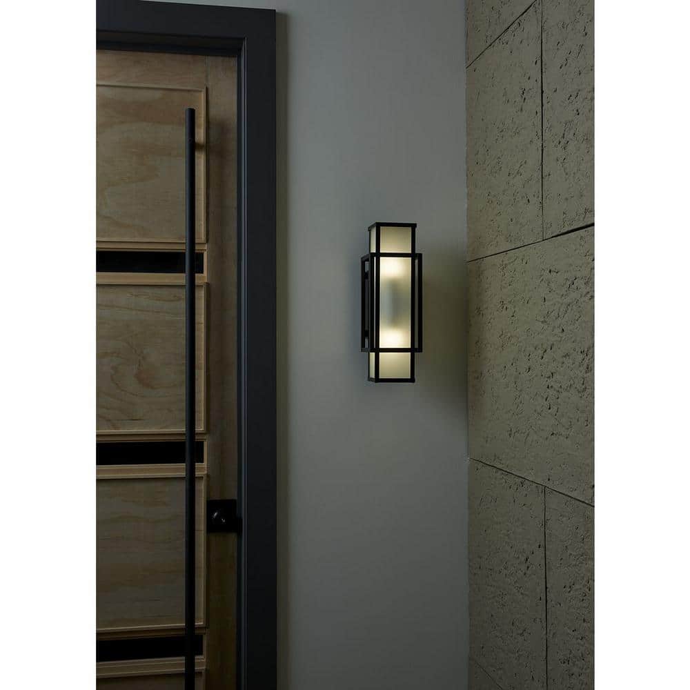 Matte Black Dimmable Direct Wired Electric Lantern
