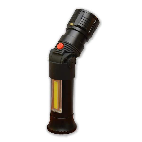 GoGreen Power Arilite Multi-Funcational Flashlight - 300 Lumens - Magnetic Base - Zoom Lens - Red Strobe Included