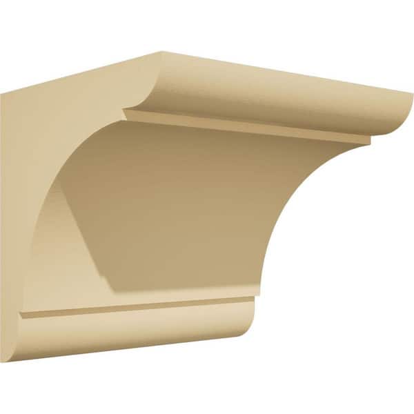 Ekena Millwork Standard Olympic 7 in. W x 6 in. H x 6 in. D Signature Urethane Polyurethane Corbel