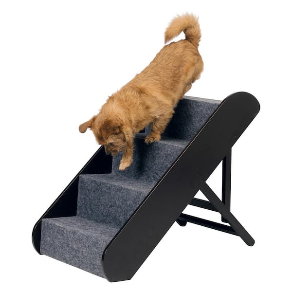 Adjustable shop dog steps