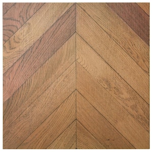 Wood Look Brown 12 in. x 12 in. Water Resistant Peel and Stick Vinyl Floor Tile for Kitchen Bedroom (30 sq. ft./Case)