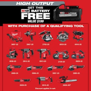 M18 FUEL 18V Lithium-Ion Brushless Cordless Hammer Drill and Impact Driver Combo Kit (2-Tool) with 2 Batteries