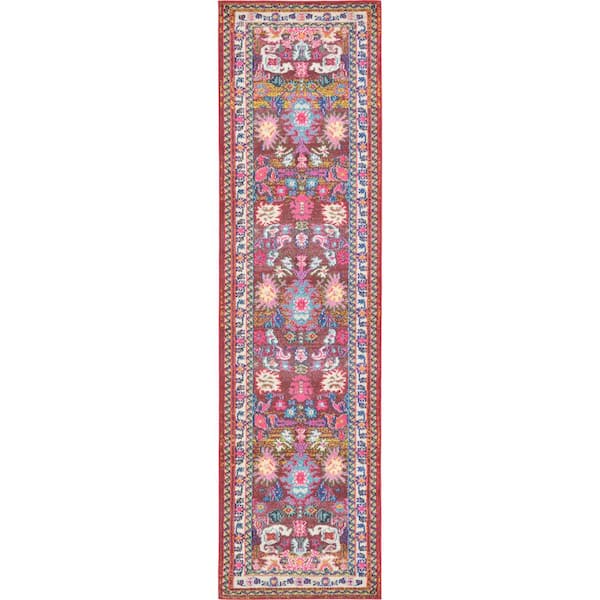 Medici Haven Multi 2' 7 x 10' 0 Runner Rug