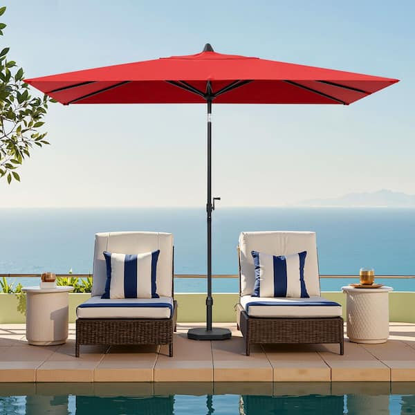 11 foot wood patio umbrella Proshade 11ft Wood-Look Collar Tilt Aluminum Umbrella