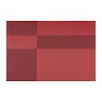 EveryTable Red and Black Twill Placemat (Set of 12)