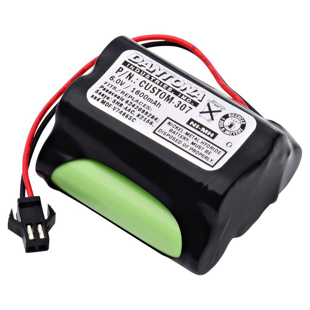 6V NIMH 1600mAh Custom Packs Battery 5HR-AAC