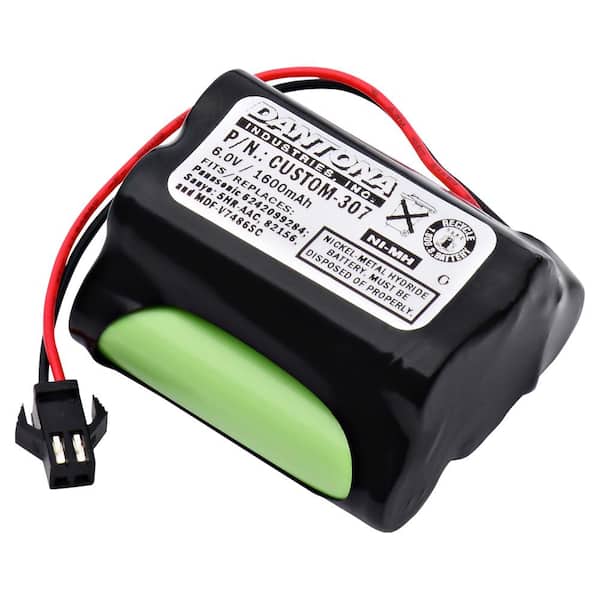 6V NIMH 1600mAh Custom Packs Battery 5HR-AAC