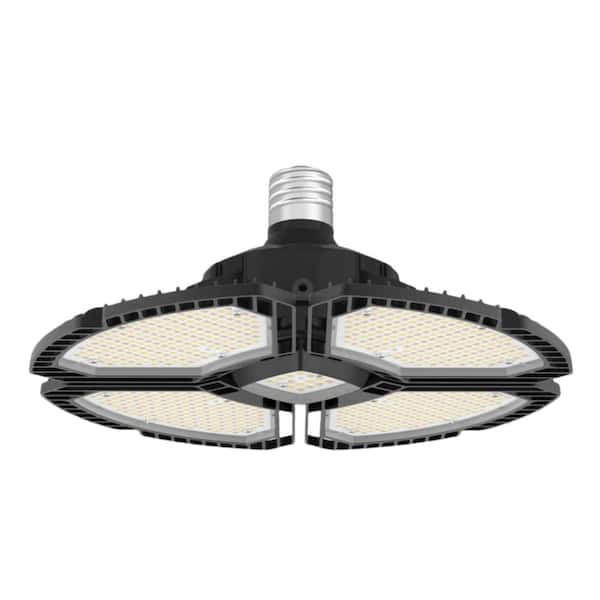 1000-Watt Equivalent 21000 Lumens LED 4-Panel Garage E26/E39 Bulb with Central Downlight 5000K CCT