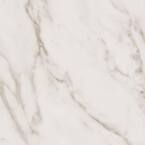 3 in. x 5 in. Laminate Sheet Sample in Anzio Marble with Standard Fine Velvet Texture