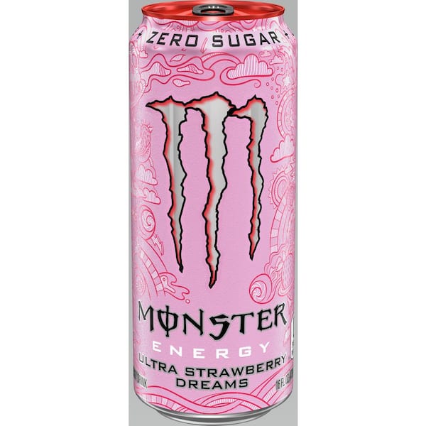16 oz Monster Egy Ult Strawberry Dreams