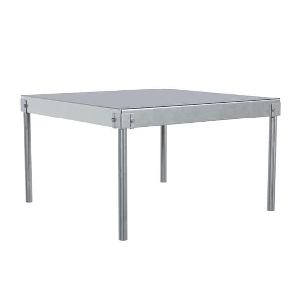 30 in. Galvanized Water Heater Stand, Square