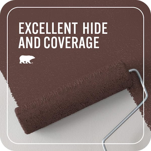 BEHR PREMIUM PLUS 8 oz. #MQ1-54 Death By Chocolate Flat Interior