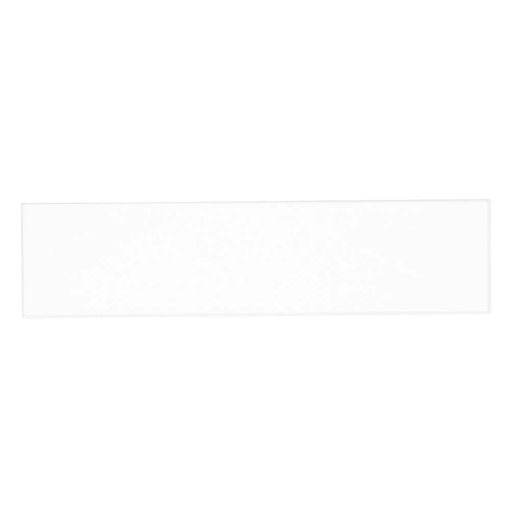 Jeffrey Court Allegro White 4 in. x 16 in. Glossy Ceramic Wall Tile (0. ...