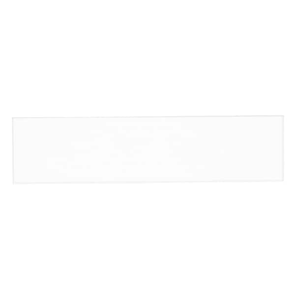 Jeffrey Court Allegro White 4 in. x 16 in. Glossy Ceramic Wall Tile (0.444 sq. ft.)