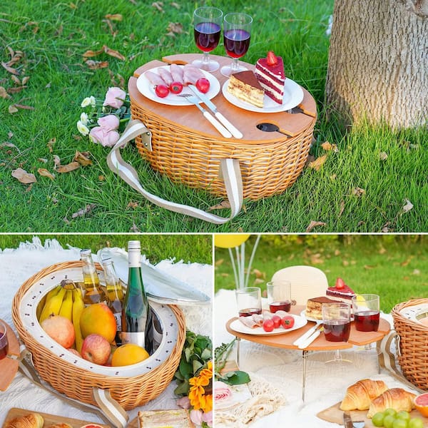 Set van 4 Duurzame RPET Borden caravans/camper Wildwood   Kamperen