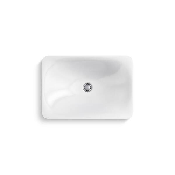 KOHLER Carillon Wading Pool Above-Counter Vitreous China Bathroom Sink in White KOHLER Carillon Wading Pool Above-Counter Vitreous China Bathroom Sink in White