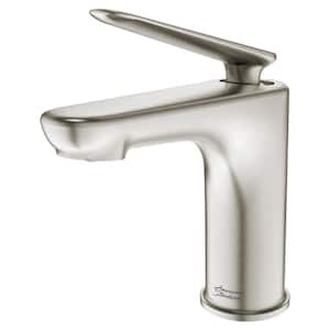 Studio S Single Handle Single Hole Bathroom Faucet and Drain Kit Included in Brushed Nickel