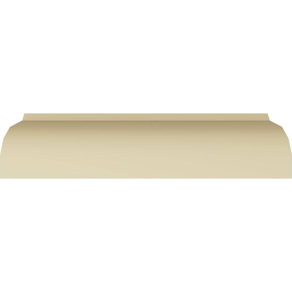 3 3/4"H x 4 1/8"P x 5 5/8"F x 94 1/2"L Dylan Traditional Smooth Crown Moulding