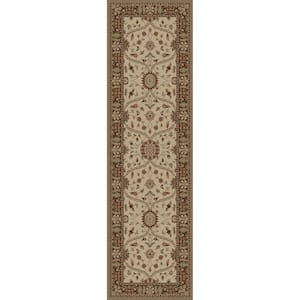 Mooresville Arts and Crafts Ivory 2 ft. x 7 ft. Runner Rug