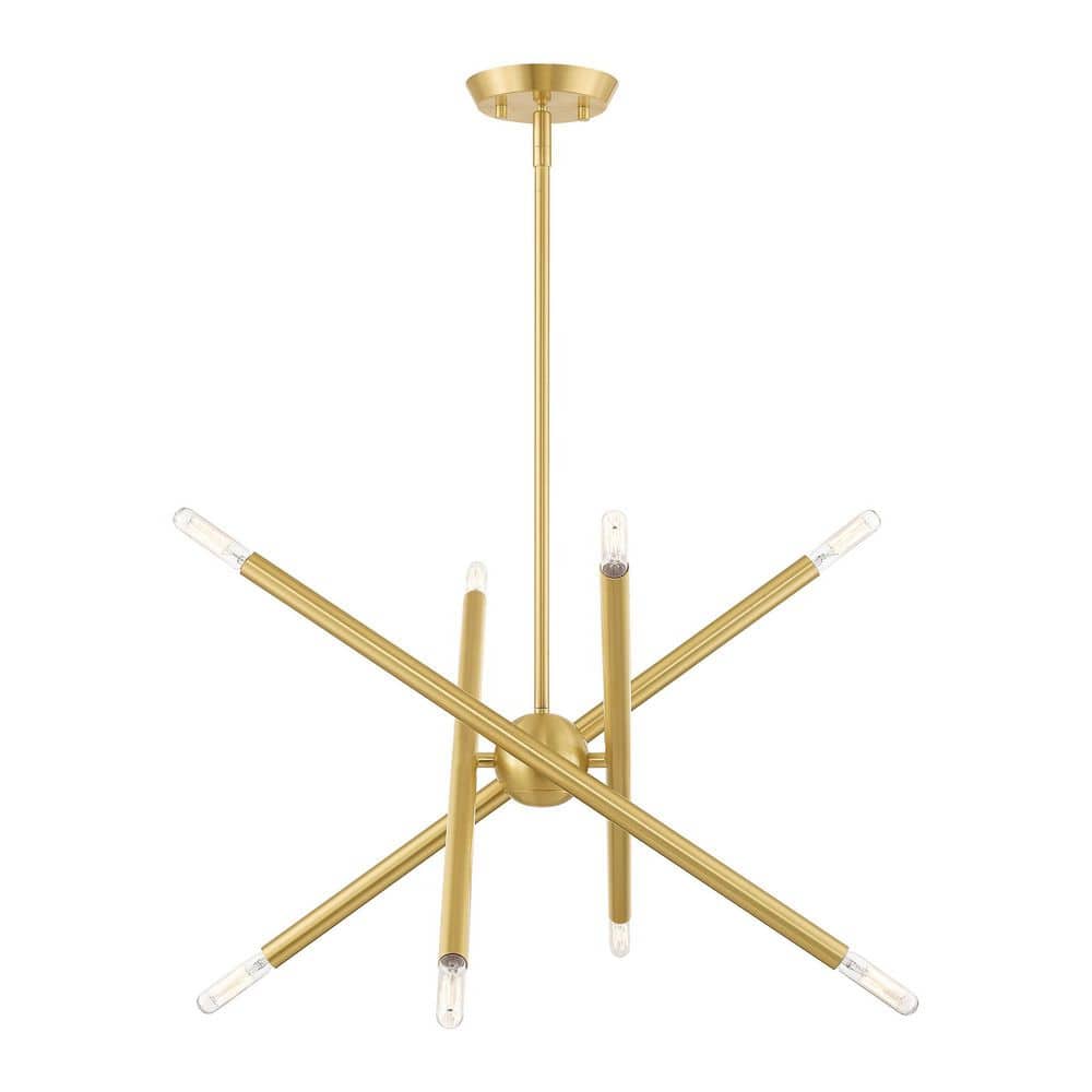 Griffin-8 Light Satin Brass Chandelier price history on PriceWatchPro