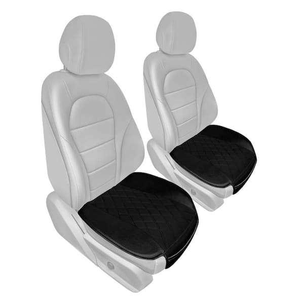FH Group Faux Leather 21 in. x 21 in. x 1 in. Seat Cushion Pad with Front Pocket - Front Set