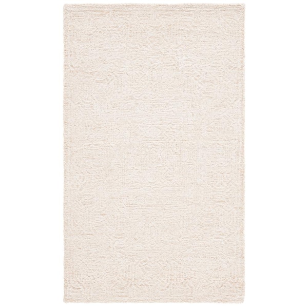 SAFAVIEH Ebony Gold/Ivory Doormat 3 ft. x 5 ft. Geometric Area Rug